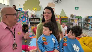 BIBLIOTECA CHICO LEME FOI PALCO DE MAIS UMA DIVERTIDA CONTAÇÃO DE HISTÓRIAS COM LUCIANA HENRIQUE