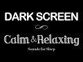 Relaxing music for seclusion and peace of mind stop anxiety   12 hours black screen