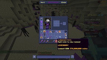 Judgement core drop worth 574m (Hypixel Skyblock)