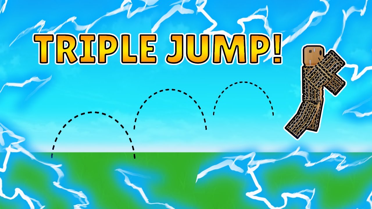 You can TRIPLE JUMP in Roblox BEDWARS?! (He got MAD) - YouTube