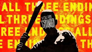 You Are Grounded [All 3 Endings] - Imprisoned In The Basement But Watching Old Movies On Tv.