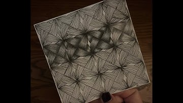 Zentangle how to shade 4 different ways the tangle weaved