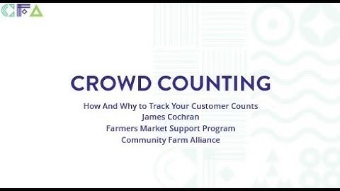 Crowd Counting for the FMSP Programs