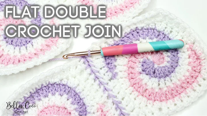 HOW TO CROCHET THE FLAT DOUBLE CROCHET JOIN | Bella Coco Crochet