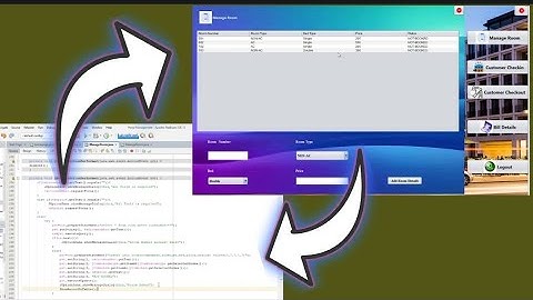 #10 Java Back-end coding for ManageRoom in Hotel Management System Project in Java NetBeans