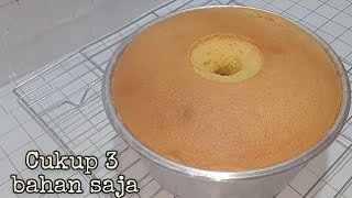 RESEP BOLU PANGGANG 4 TELUR | MOIST DAN LEMBUT