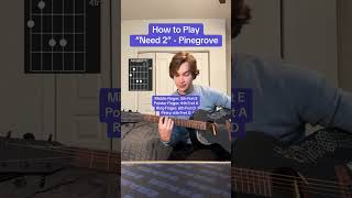How to Play “Need 2” - Pinegrove 🎸 #shorts