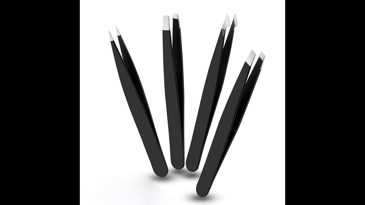 Stainless Eyebrow Tweezers Kit