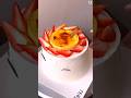 A brilliant idea: using cheesecake slices as cake decorations #shorts #cakedecorating