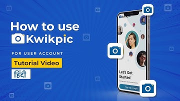 How to use the Kwikpic App | Kwikpic iOS & Android Demo in Hindi | Ai Photo-Sharing App Tutorial