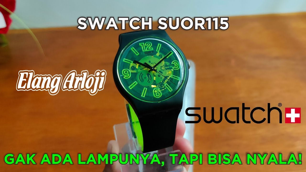 REVIEW SWATCH SUOR115 BISA NYALA TANPA LAMPU - ELANG ARLOJI - YouTube