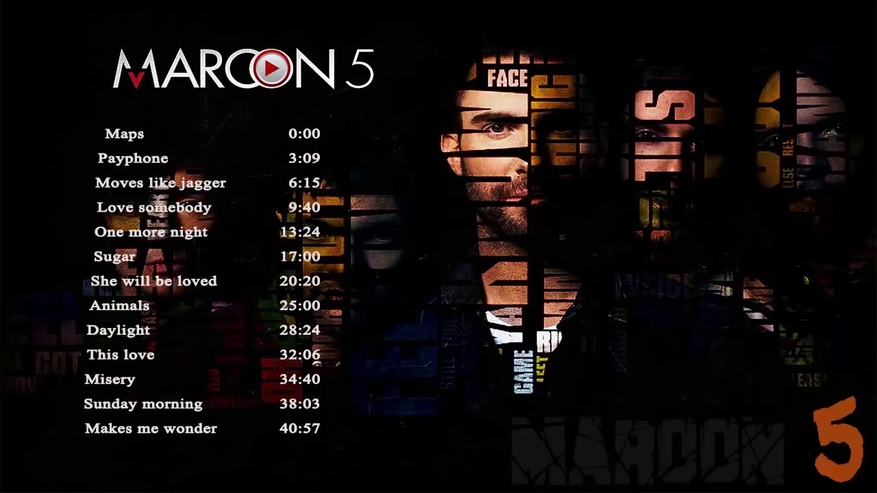 Maroon 5 マルーン5 新曲 ヒット曲 ライブ Pv メドレー Maroon 5 Best Of Full Album 18 Youtube