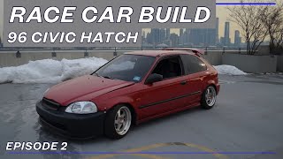 Building a car for the 24 Hours of Lemons I Honda Civic EK (Race Car Build EP2)