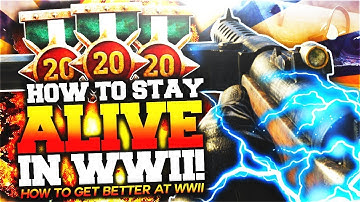HOW TO STAY ALIVE IN WWII? NEVER DIE AGAIN! (COD WW2 TIPS AND TRICKS)