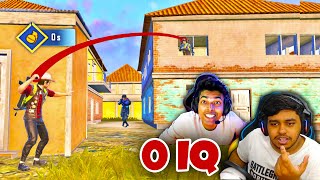 0 IQ NOOB Unlucky 1vs4 Streamer Clutches Ft. Jonathan Gaming  | BEST Moments in PUBG Mobile