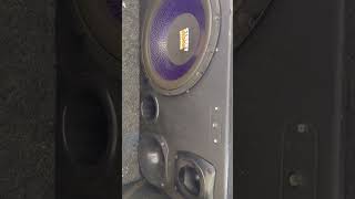 Caixa trio selenium street bass roxo 12 polegadas / som automotivo