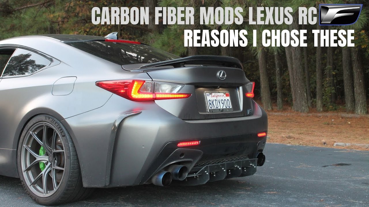 Carbon Fiber Exterior Mods For Lexus Rcf Youtube