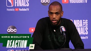 Khris Middleton NBA Finals Media Availability | 7.10.21