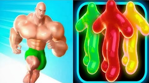 Muscle Man || Blob Runner|| All Levels Completed|| Android iOS Gameplay