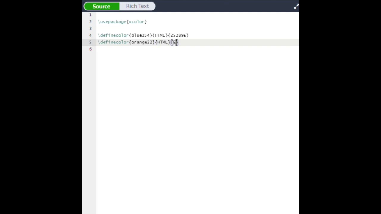 Colores en overleaf - YouTube