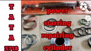 power steering cylinder repairing video Tata 3718