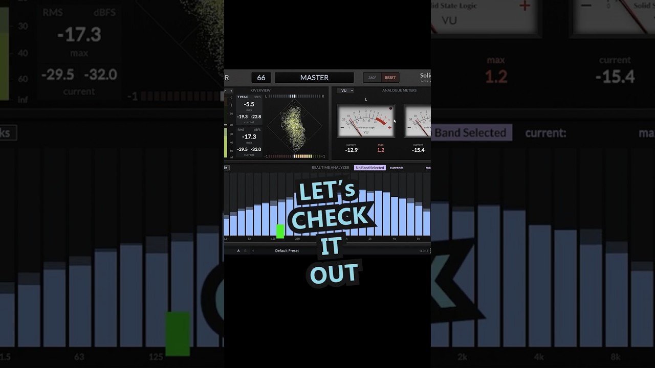 Mix Faster, Finish Louder: SSL Meter Plugin Explained in 105 Seconds! auf YouTube ansehen Mix Faster, Finish Louder: SSL Meter Plugin Explained in 105 Seconds! auf YouTube ansehen