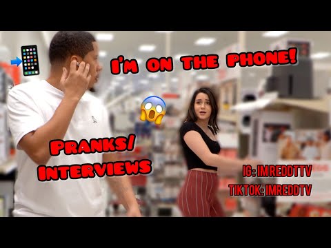 IM ON THE PHONE!!! PRANK/INTERVIEW COMPILATION!!!