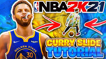 CURRY SLIDE TUTORIAL NEXT GEN NBA 2K21 + HOW TO SPAM CURRY SLIDE!!