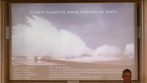 Henrik Bredmose | Impacts from highly nonlinear waves on walls and substructures of wind turbines