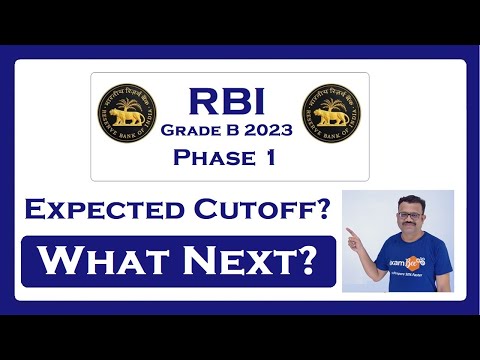 RBI Grade B Phase 1 2023 Expected Cutoff?