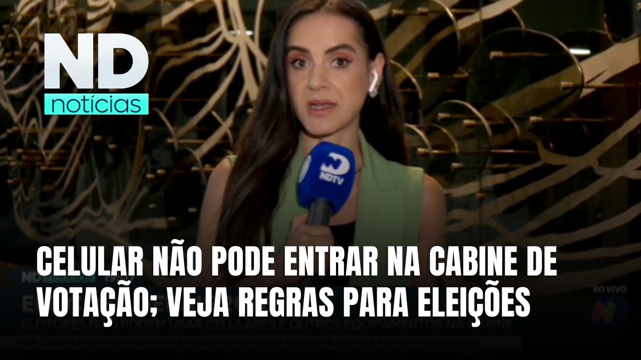 Eleições 2026: eleitor deve deixar celular fora da cabine de votação