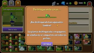 Plants Vs Zombies 2 [Original][Desbloqueando Lanzaguisantes Sombrio]