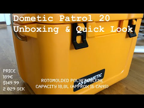 Dometic Patrol 20 Cooler  Unboxing and Quick Look 