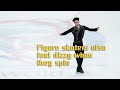Will figure skaters feel dizzy when they spin?