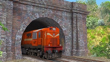 ALCO TRAIN PASSING THROUGH TUNNEL   – Train Simulator || Indian Railways 2022