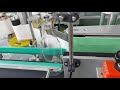 Big glass bottle test video -desktop labeling machine-SKILT