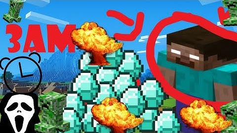 OMG I FOUND HEROBRINE AT 3AM (NOT CLICKBAIT)