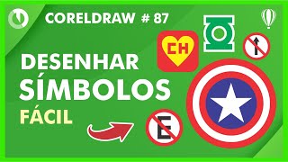 Como desenhar símbolos usando formas simples no Corel Draw de modo fácil