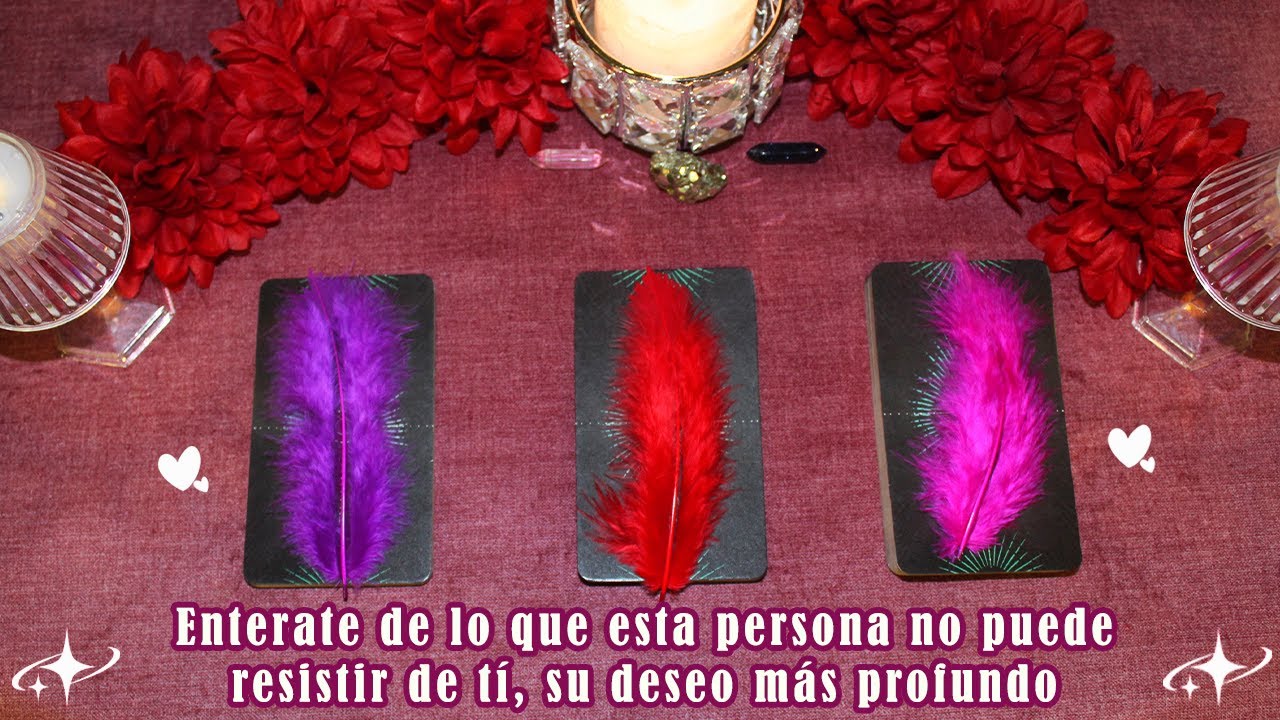💋¿QUE ES LO QUE MÁS LE CUESTA RESISTIR DE TÍ?😮💘💥 Tarot Interactivo.