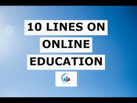10 LINES ON ONLINE EDUCATION | ADVANTAGE AND DISADVANTAGE OF ONLINE EDUCATION| MYGUIDEPEDIA