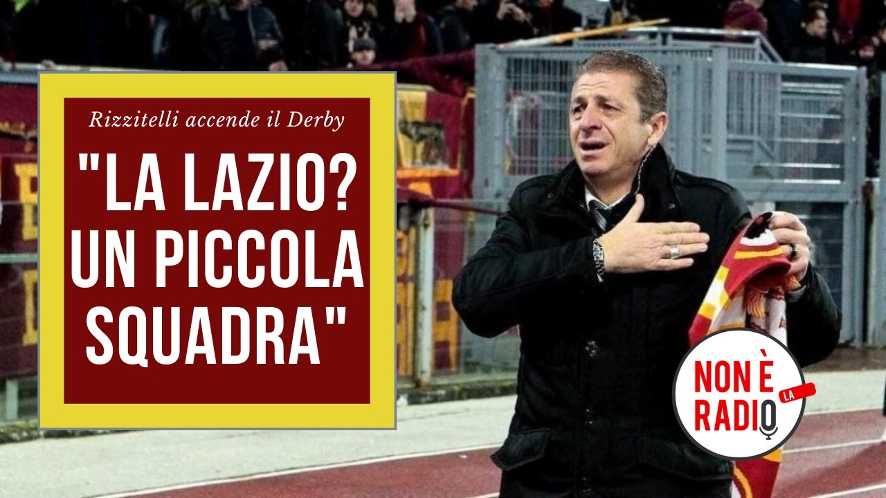 Rizzitelli accende il derby di Roma: “La Lazio? Una squadretta” - YouTube