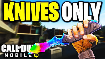 INSANE Knives Only Challenge in Call of Duty Mobile! (CHALLENGE ACCEPTED)