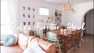 Taobao Furniture Haul with Links | Dining Table, Rattan, Arch Shower Screen & more | THE LIM HAUS