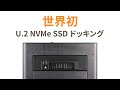 #shorts FlexiDOCK MB021VP-B | ICY DOCK U.2 NVMe PCIe4.0 SSD搭載用リムーバブルケース　3.5インチベイサイズ　トレイレスタイプ