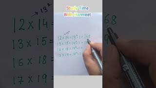 Square Number Pattern#education#study#learning#mathstricks#easy#fun#tricks#learn#8millionviews