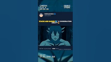 WHEN ITACHI & SASUKE COORDINATION ABILITY 🥶🥵