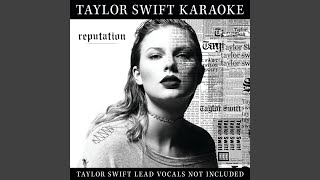 Video thumbnail of "Taylor Swift - Don't Blame Me (Karaoke Version)"