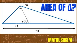 How to solve a MATH OLYMPIAD Area Problem by SIMPLE TOOLS?
