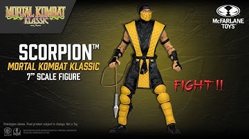 NEW Mortal Kombat Klassic™ Scorpion™ 7" Figure | Action Figure Showcase