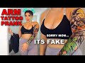 FAKE TATTOOING MY ARM & Telling MY MOM ITS REAL *I'm sorry mom*